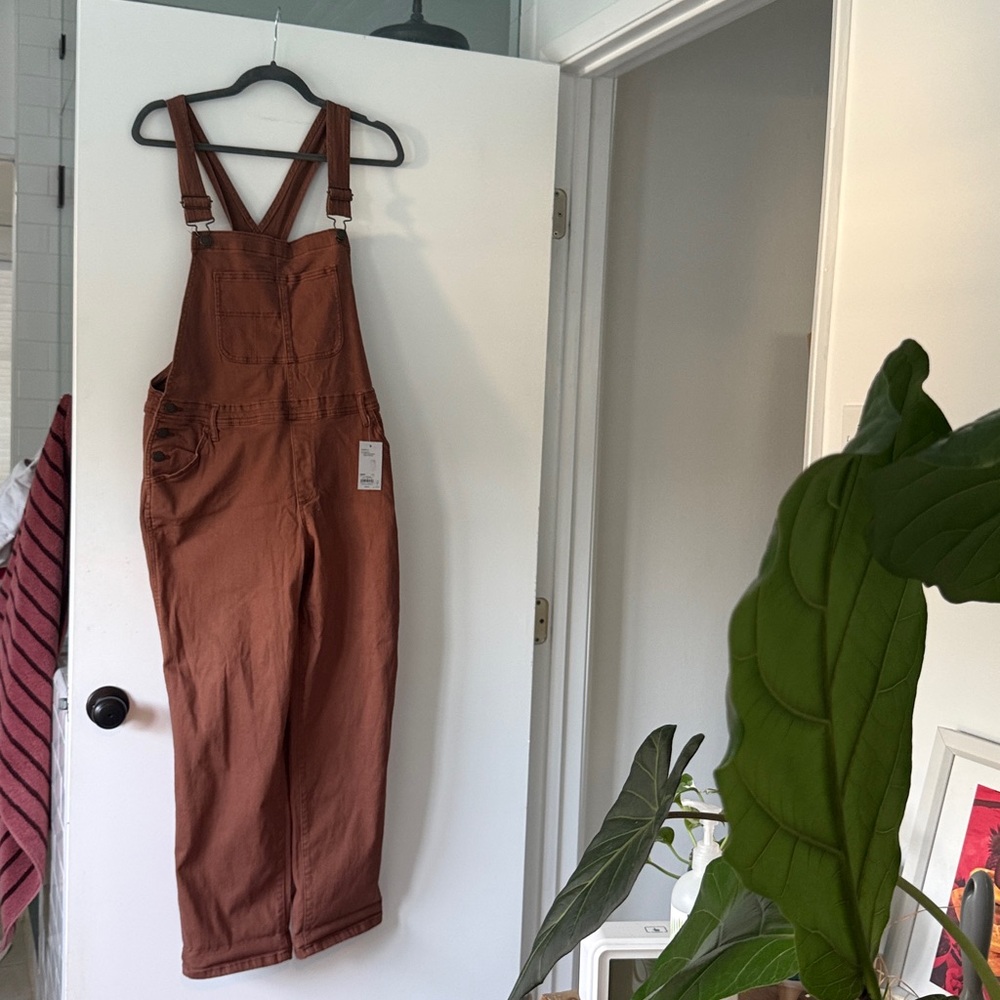 Brown overalls- NWT